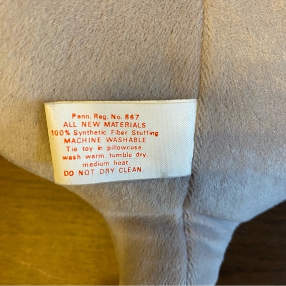 Tonka Vintage 1985 Pound Puppies Gray Brown Spots Large 18” - Picture 8 of 11